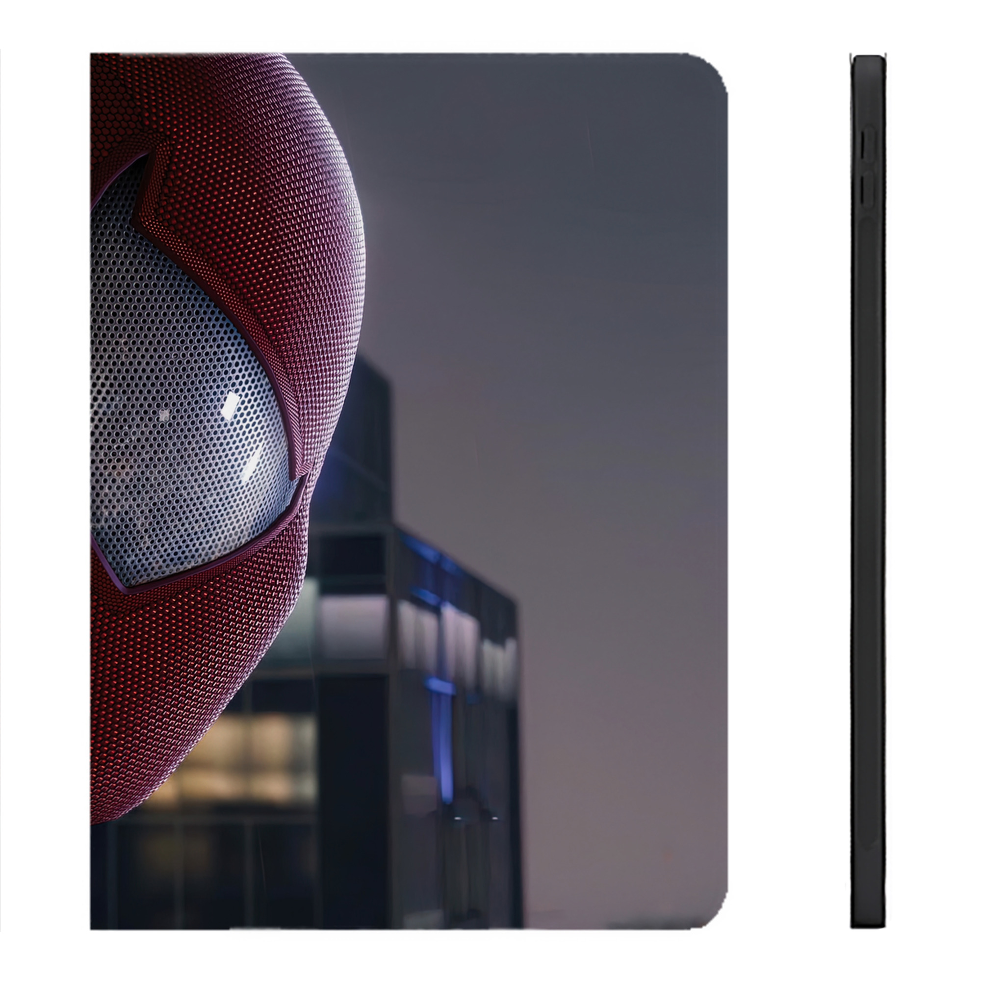 Spider Man スパイダーマン IPadケース ペンホルダー付き ブックスタイルデザイン